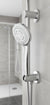 Handbrause mit 3 Strahlarten – Chrom, 97 mm