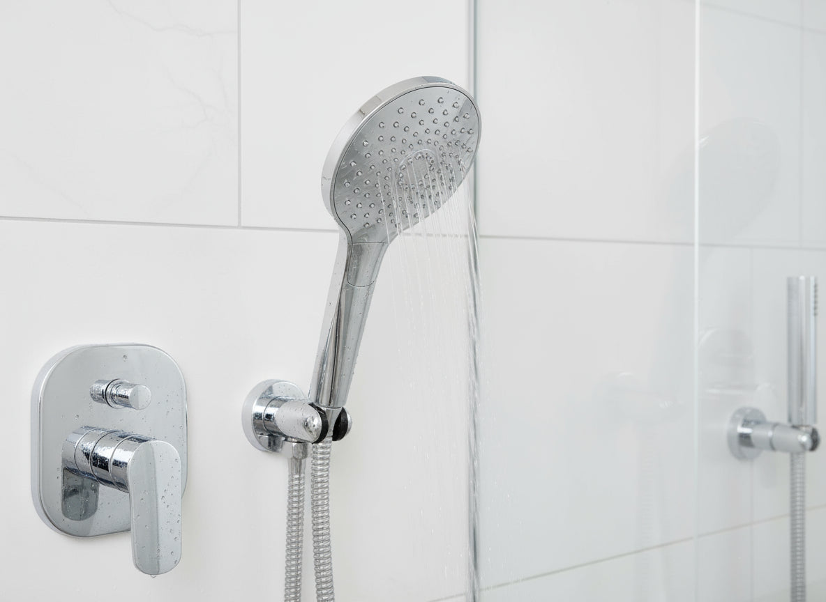 Vigour Handbrause V3 individual 2.2 verchromt – 3 Strahlarten, rund, komplett verchromt – Art.Nr. V22HB3RCH