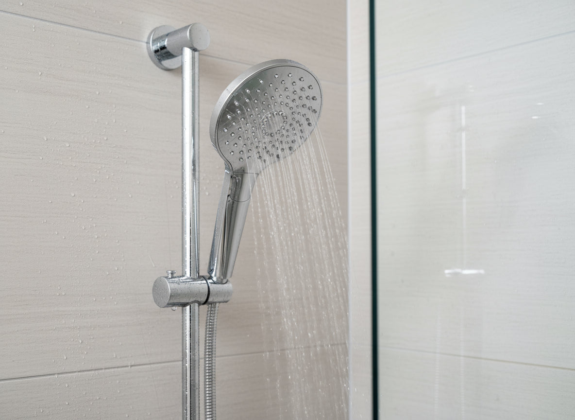 Vigour Handbrause V3 individual 2.2 verchromt – 3 Strahlarten, rund, komplett verchromt – Art.Nr. V22HB3RCH