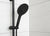 Handbrause mit 3-Funktionen – schwarz matt, 130 mm
