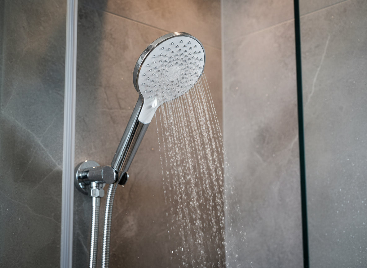 Vigour Handbrause V2 verchromt – 1-fach Regenstrahl, Ø 120 mm, Antikalk – Art.Nr. V22HB1R