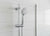 Brausegarnitur mit Handbrause – 3 Strahlarten, chrom, 600 mm Wandstange