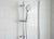 Brausegarnitur mit Handbrause – 3 Strahlarten, chrom, 600 mm Wandstange