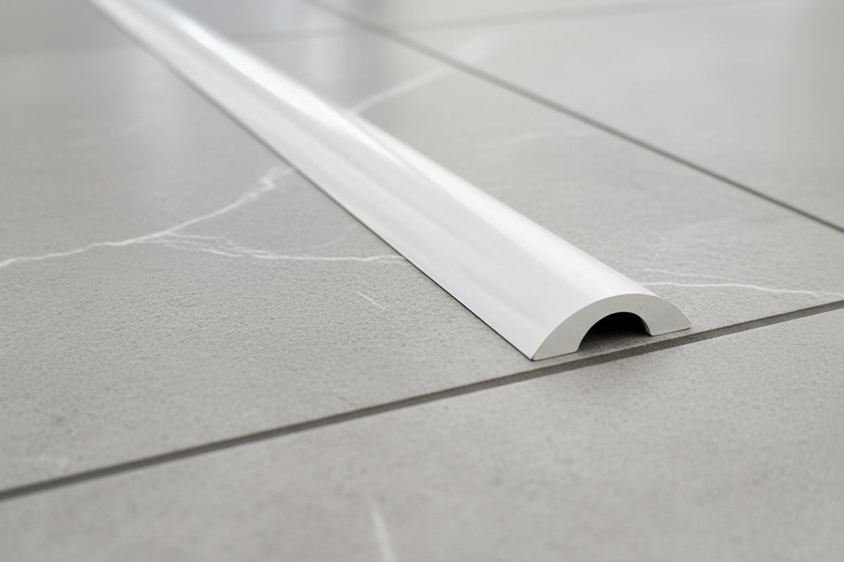 Alu-Schwallprofil runde Form; 20 x 6 mm; SDT980