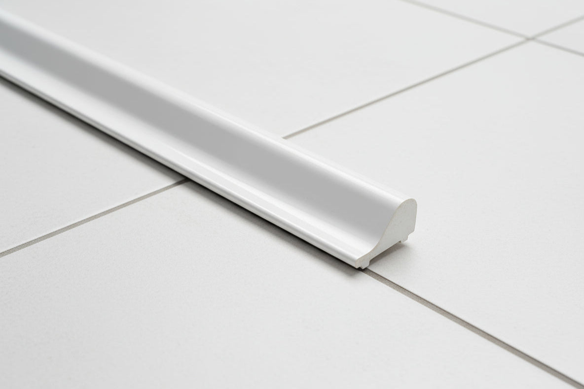 Schwallprofil aus Metall 15 x 9 mm – Vollmaterial, robust und langlebig – 100 cm – Art.Nr. S1L