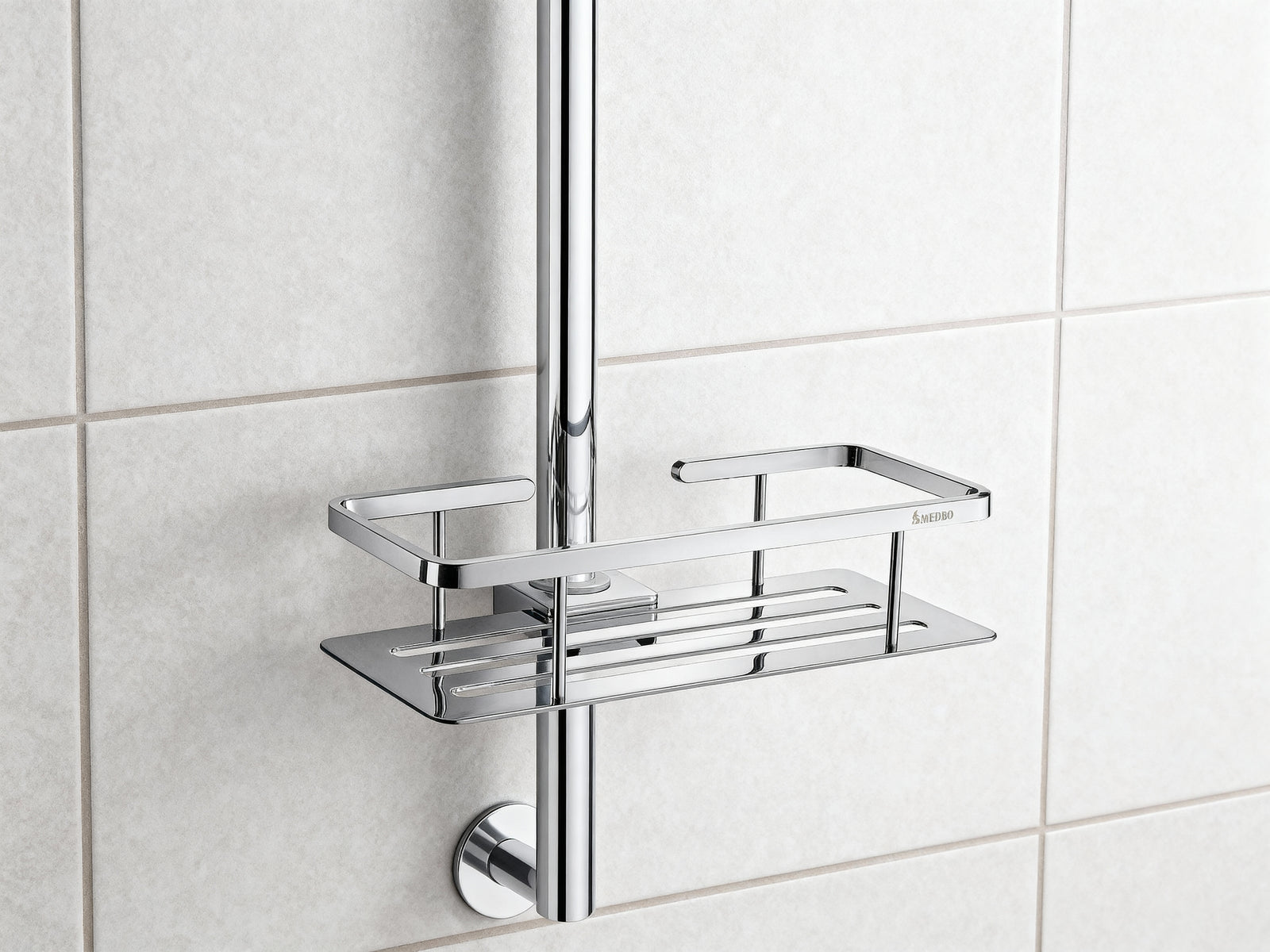 Smedbo DK3006 Duschkorb Brausestange Ø 18–25 mm Chrom Messing