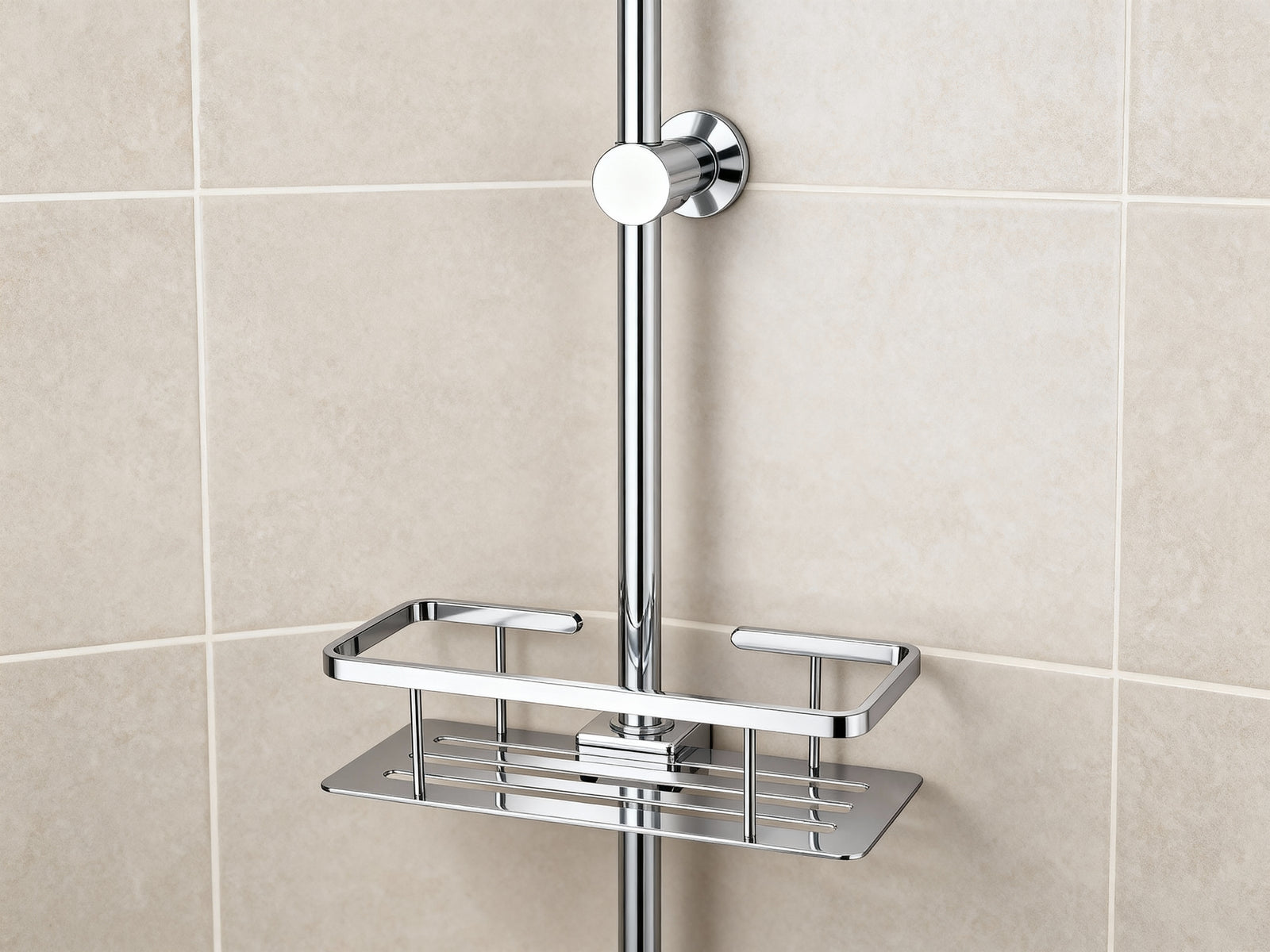 Smedbo DK3006 Duschkorb Brausestange Ø 18–25 mm Chrom Messing