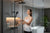 Brause-Set black mit Thermostat-Mischbatterie – modernes Duscherlebnis in elegantem Schwarz