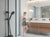 Brause-Set black mit Thermostat-Mischbatterie – modernes Duscherlebnis in elegantem Schwarz