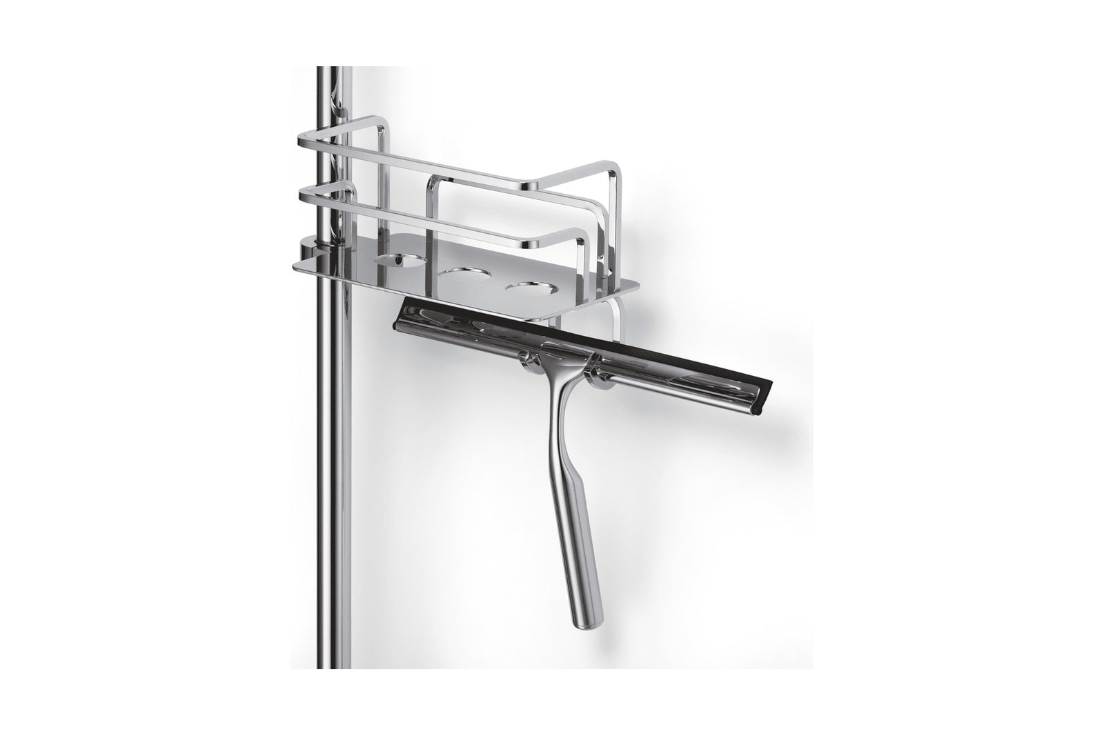 Giese Optisign Duschkorb – Brausestange rechts mit Glasabzieher, Adapter 18–25 mm, Art.Nr. 30785