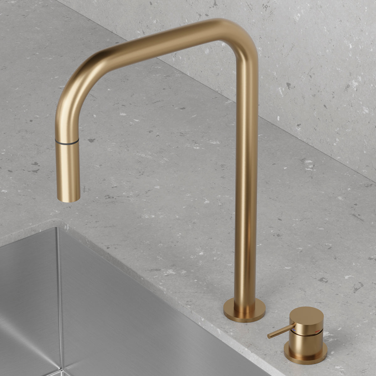 ScandTap Harmonized K2P Square Küchenarmatur, Sand