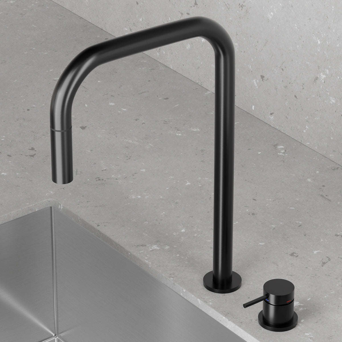 ScandTap Harmonized K2P Square Küchenarmatur, Shadow