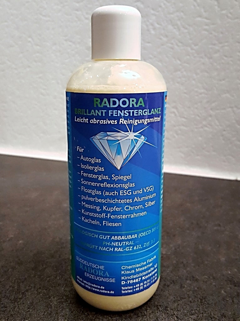 Radora Brillant Fensterglanz 500 ml, Produktansicht