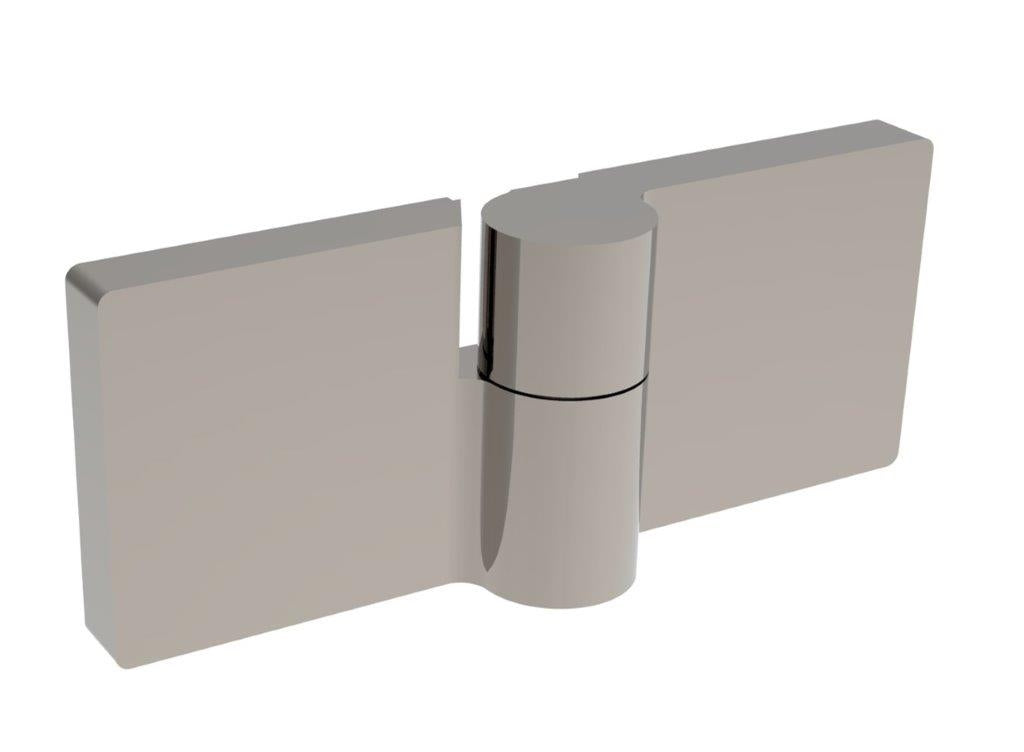 Lugano Duschband 180° Glas-Glas mit Hebe-Senk-Funktion