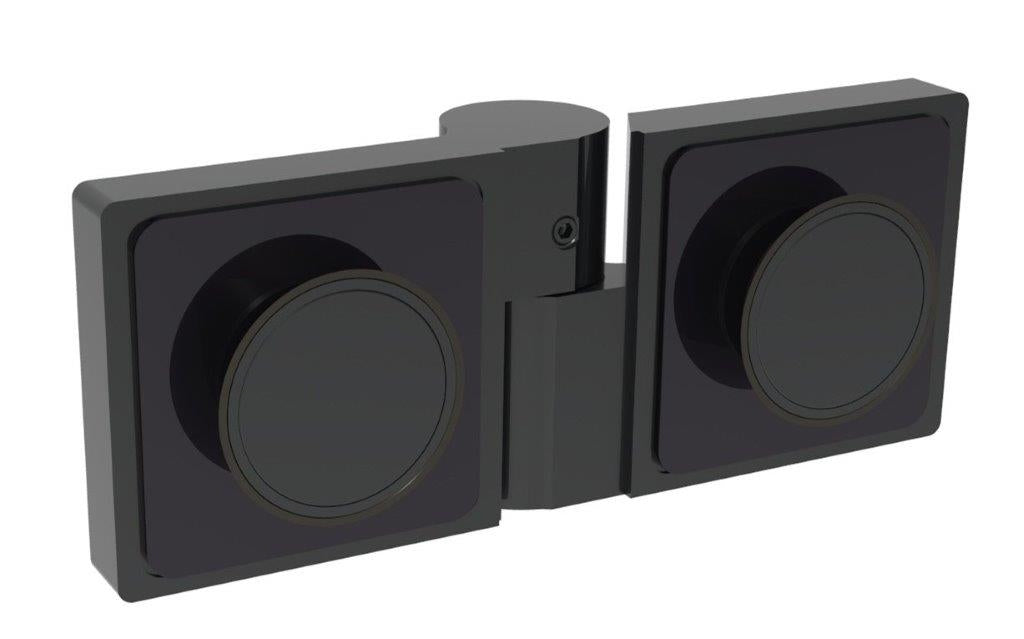 Lugano Duschband 180° Glas-Glas mit Hebe-Senk-Funktion