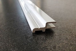 Magnetträgerprofil für Nischensituation, Aluminium 28×12 mm, 200/220 cm