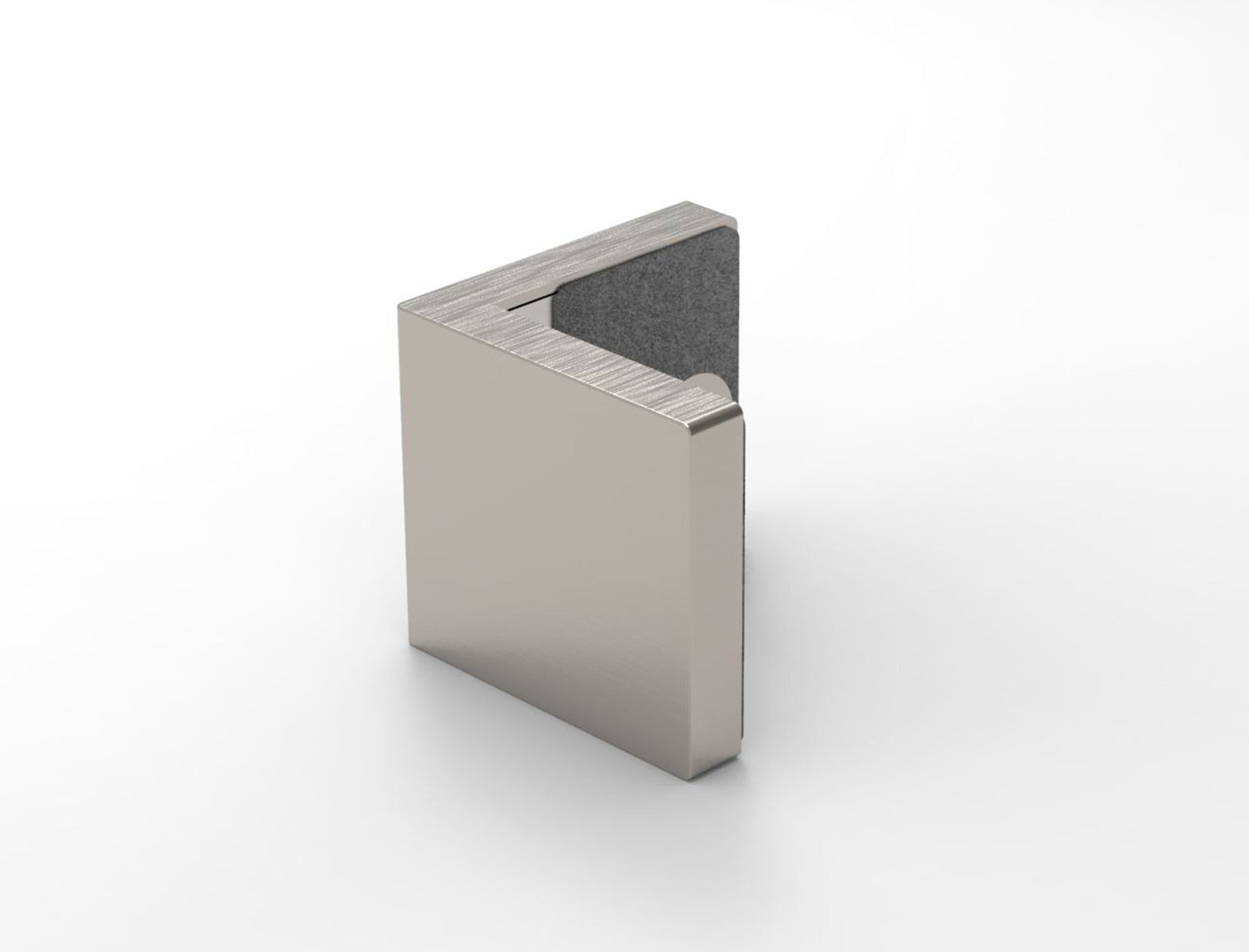 MURELLO Glasverbinder 90° Brushed Nickel