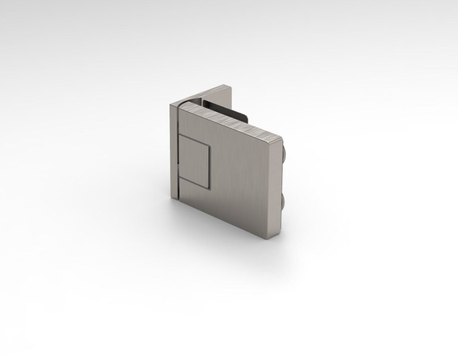 MURELLO Türband 90° Glas-Wand Hebe-Senk DIN links Brushed Nickel