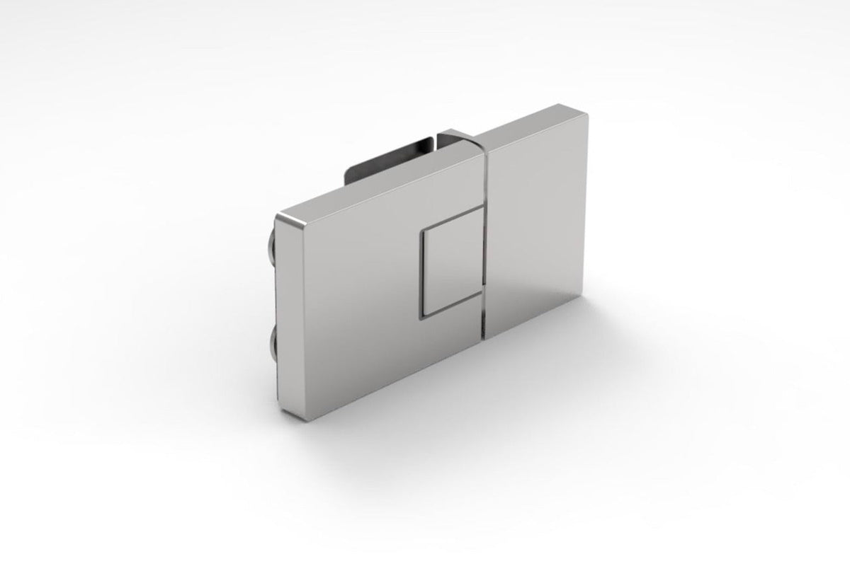 MURELLO Türband 180° Glas-Glas Hebe-Senk DIN links Chrom