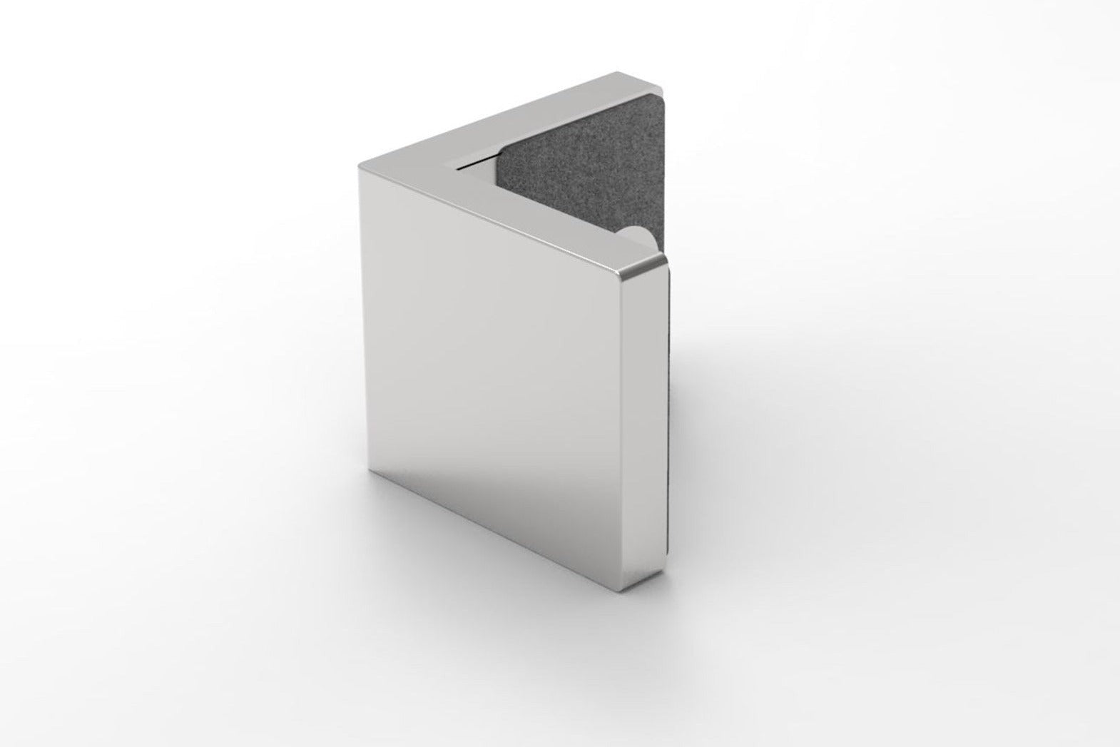 MURELLO Glasverbinder 90° Chrom