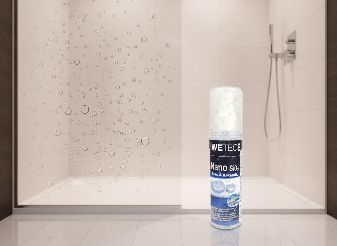 Nano-Oberflächenschutz für Glas und Keramik – 125 ml, Lotuseffekt gegen Kalk