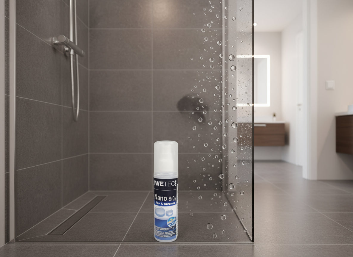 Nano-Oberflächenschutz für Glas und Keramik – 125 ml, Lotuseffekt gegen Kalk