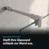 Produktvideo Stabistangen-Set rund Ø 12 mm für Glas-Wand: Wandhalter und Glashalter im Detail, Winkel einstellbar, in Chrom, Schwarz matt, Bronze gebürstet und Messing matt