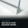 Produktvideo Alu U-Profil SDCD3812 mit eingesetzter Glasscheibe