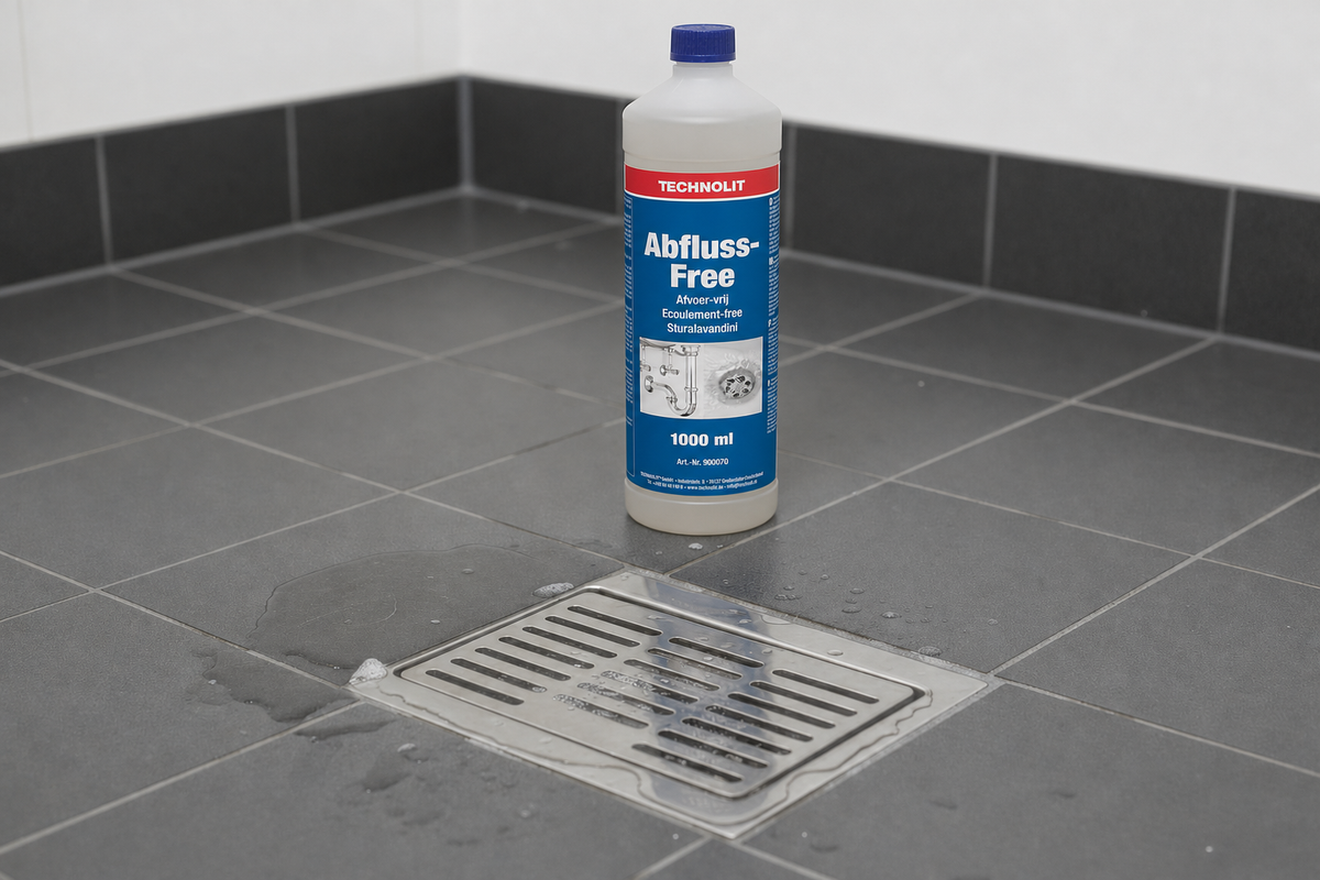 Technolit Abfluss-Free Rohrreiniger, chlorfrei und materialschonend, 1 Liter, Ansicht 6