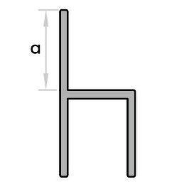 Polycarbonat-Dichtung mit harter Lippe 180° – Für 6, 8 oder 10 mm Glas – Art.Nr. S003A2