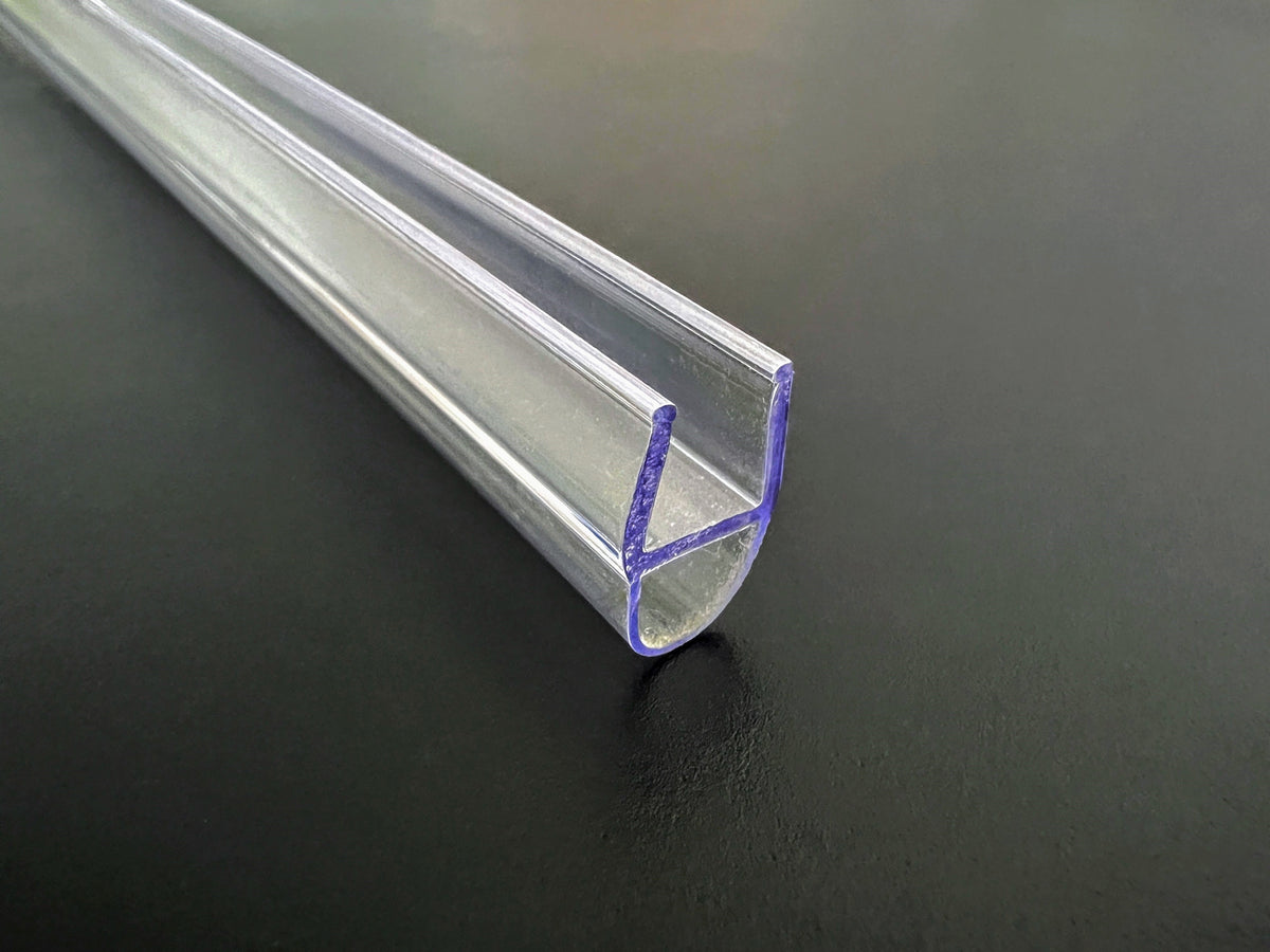 Polycarbonat-Streifdichtung (Ballondichtung) hochtransparent – Für 6 oder 8 mm Glas – Art.Nr. S007