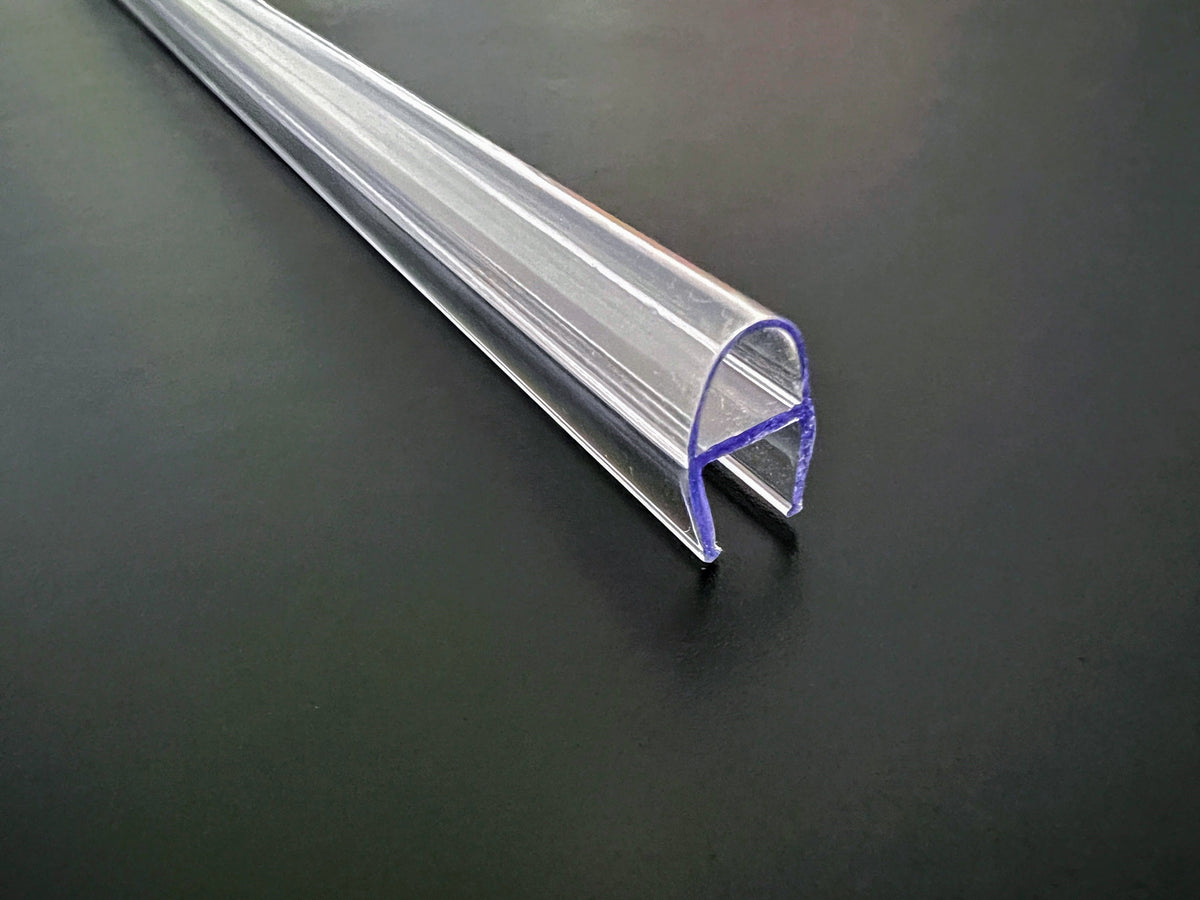 Polycarbonat-Streifdichtung (Ballondichtung) hochtransparent – Für 6 oder 8 mm Glas – Art.Nr. S007