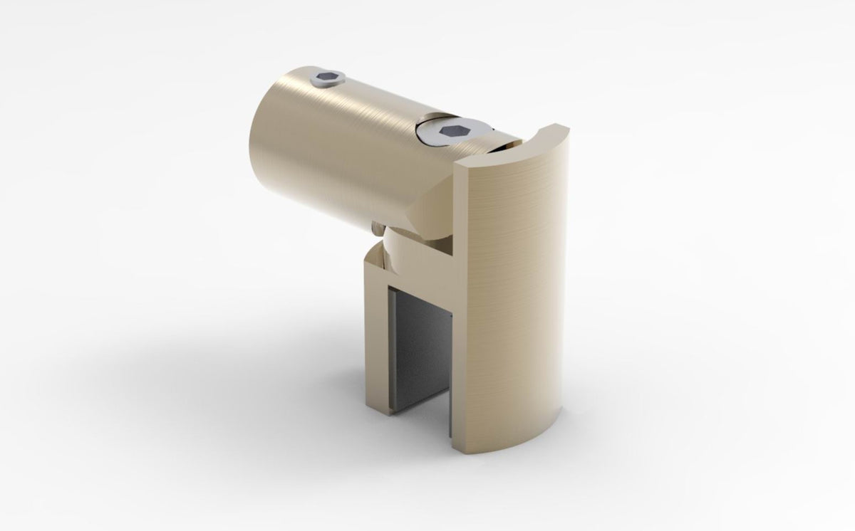 Drehbarer Glashalter für runde Stabilisierungsstange Ø 12 mm, Art.Nr. S1204