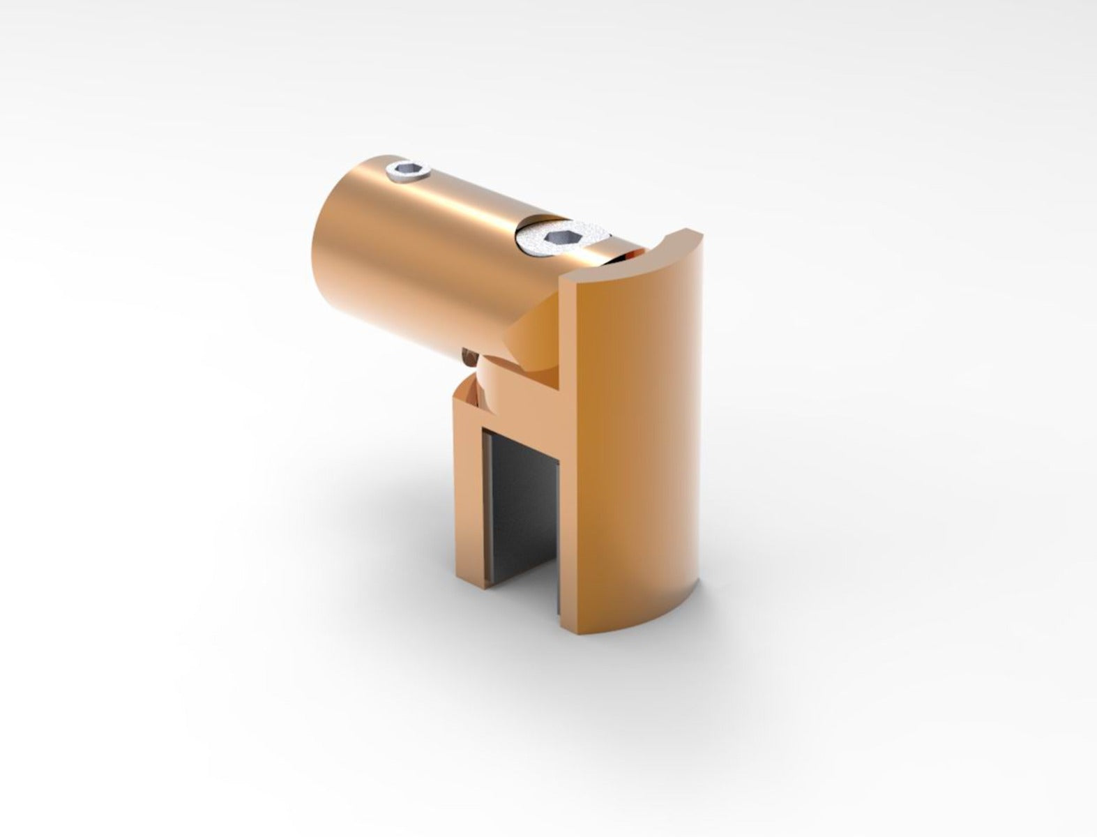 Drehbarer Glashalter für runde Stabilisierungsstange Ø 12 mm, Art.Nr. S1204