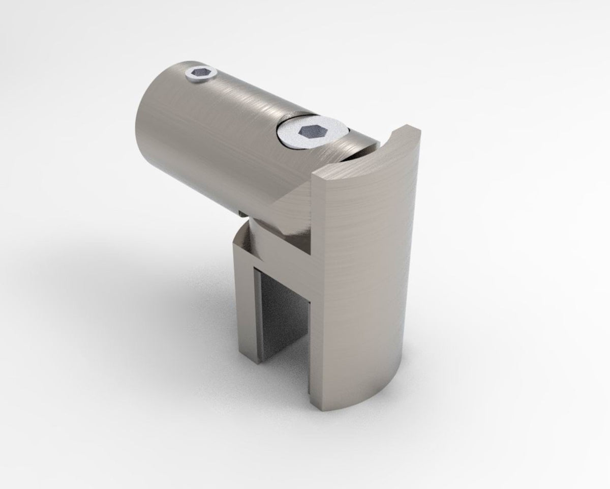 Drehbarer Glashalter für runde Stabilisierungsstange Ø 12 mm, Art.Nr. S1204