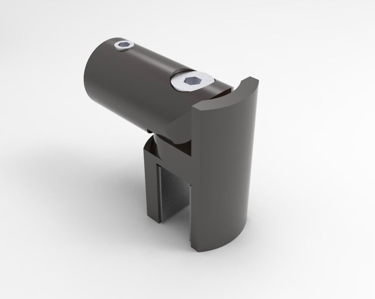 Drehbarer Glashalter für runde Stabilisierungsstange Ø 12 mm, Art.Nr. S1204