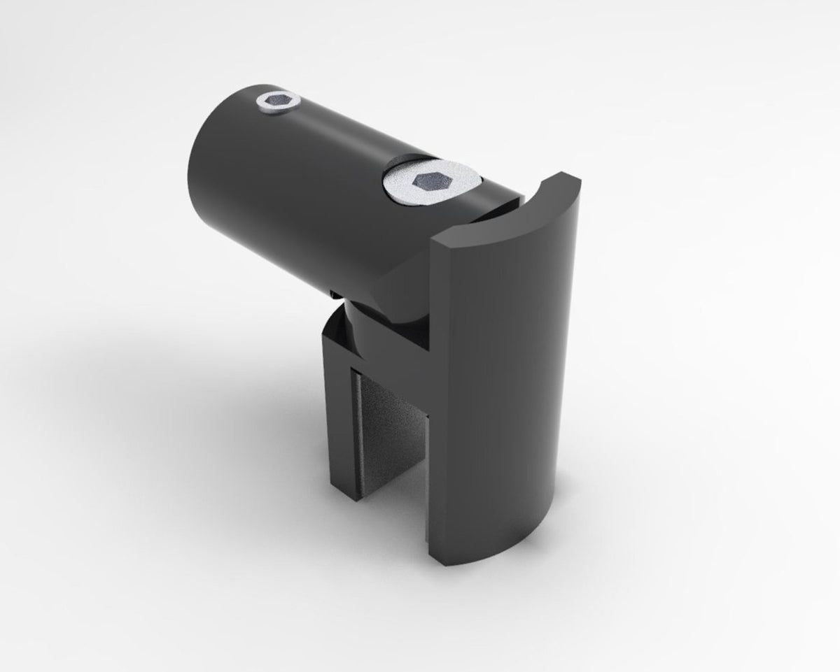 Drehbarer Glashalter für runde Stabilisierungsstange Ø 12 mm, Art.Nr. S1204