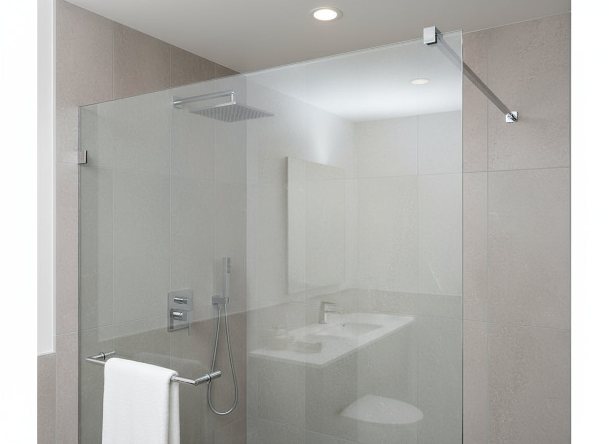 Kristhal Stabilisierungsstangen-Set quadratisch – 1200 mm, 12x12 mm, flexibel für 8-10 mm Glas – Art.Nr. S1212SET