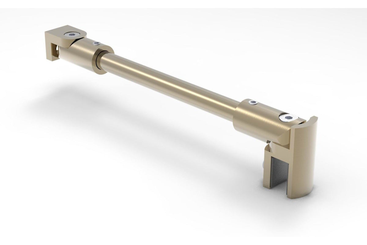 Stabilisierungsstangen Komplettset rund Ø 12 mm in Bronze-goldfarbig
