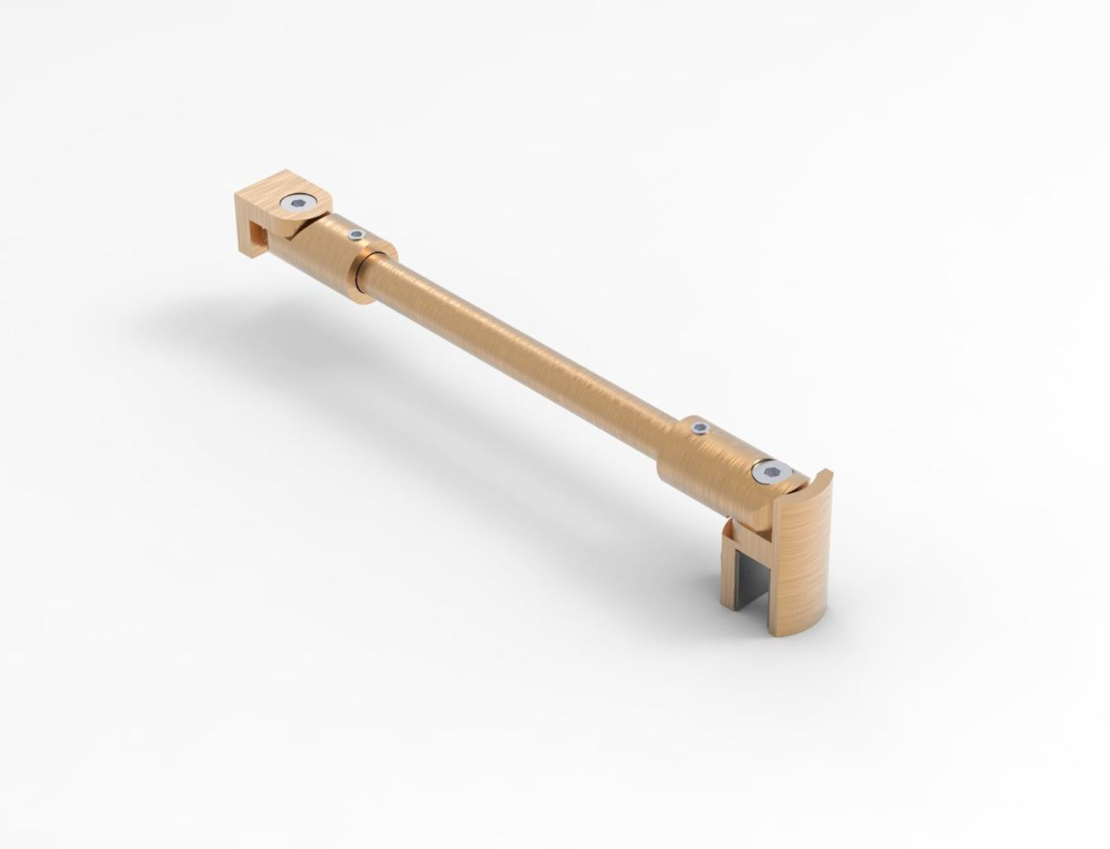 Stabilisierungsstange rund 12 mm 1200 mm Gold Bronze gebürstet