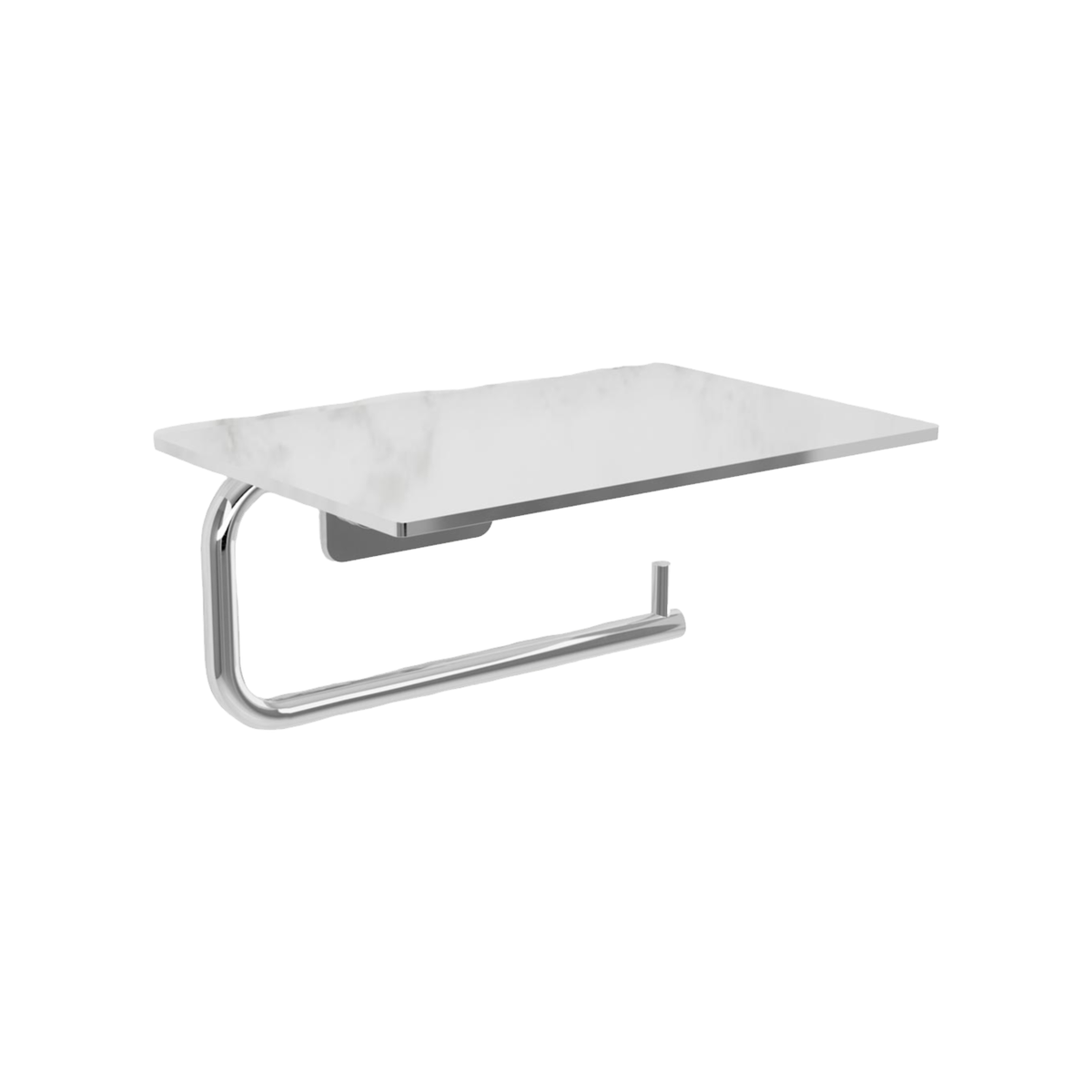ScandTap Style Toilettenpapierhalter mit Ablage, Classic
