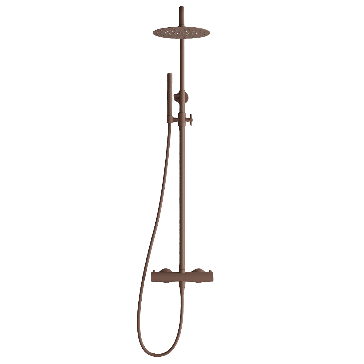 ScandTap Pleasure 2 Regendusch-Set Aufputz, Rust