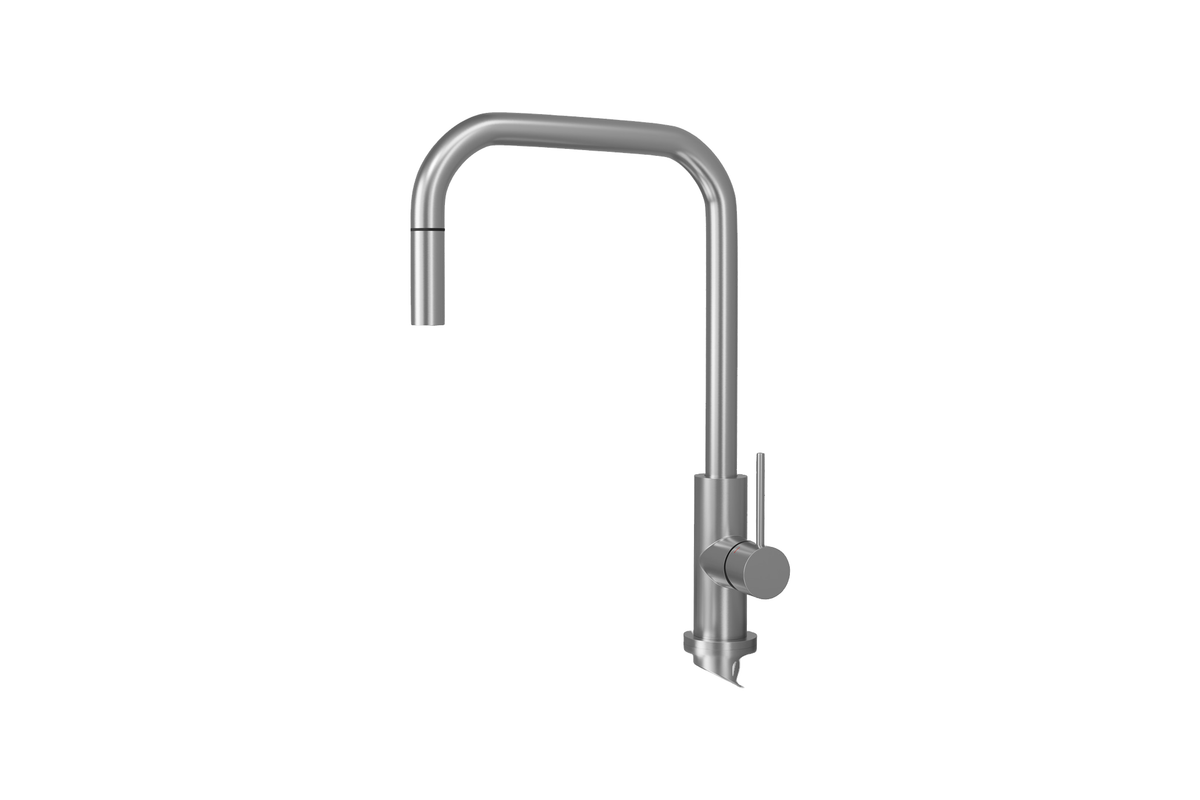 ScandTap Accent Square Küchenarmatur, Edelstahl gebürstet