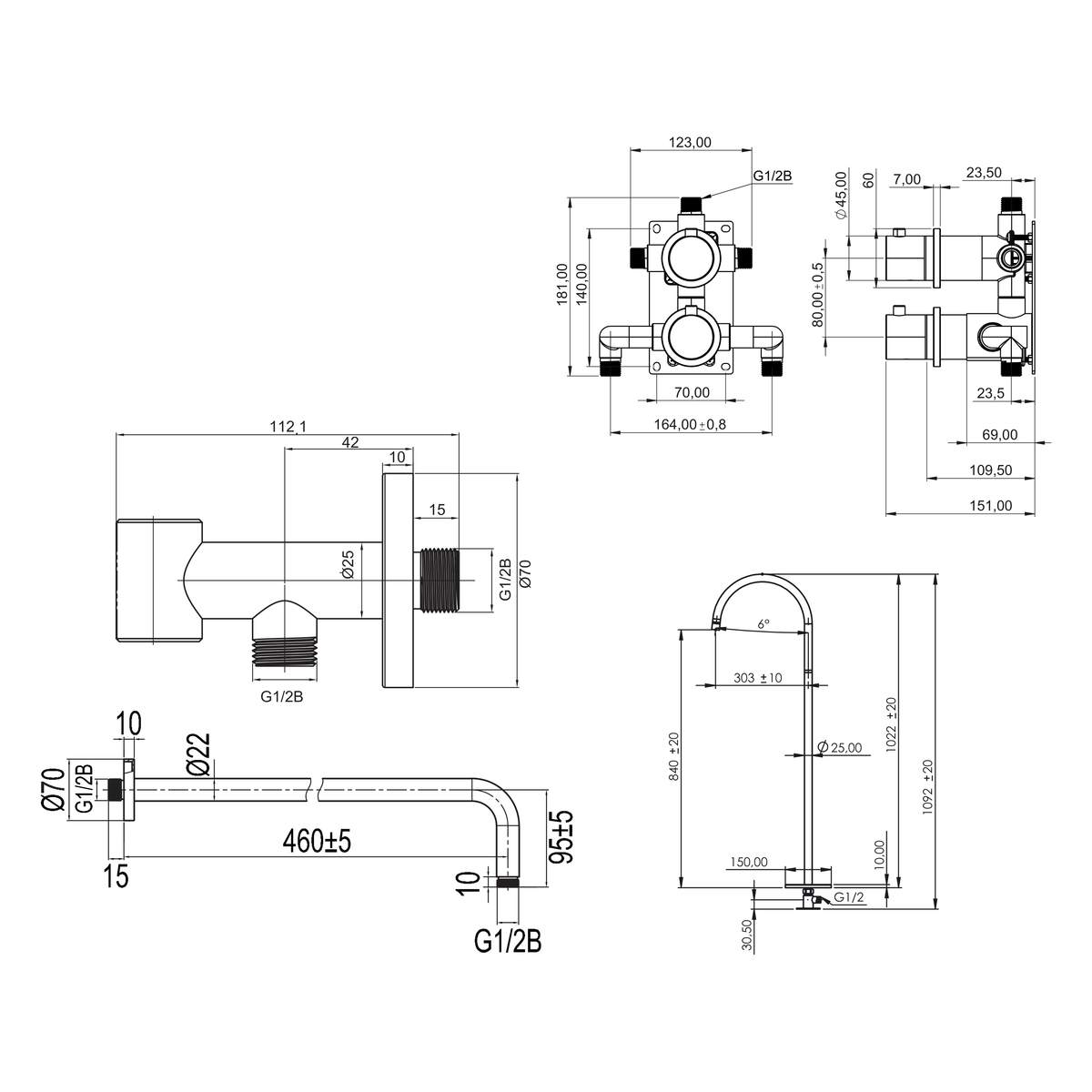 ScandTap Harmonized Bliss 3 Ce, Maßzeichnung