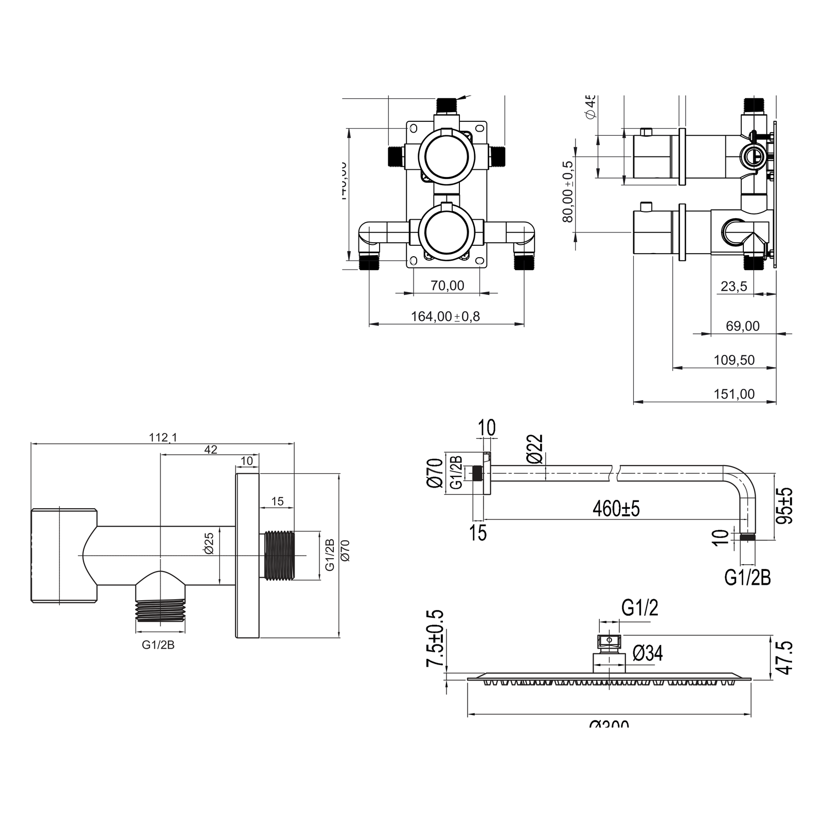 ScandTap Harmonized 2x Ce, Maßzeichnung