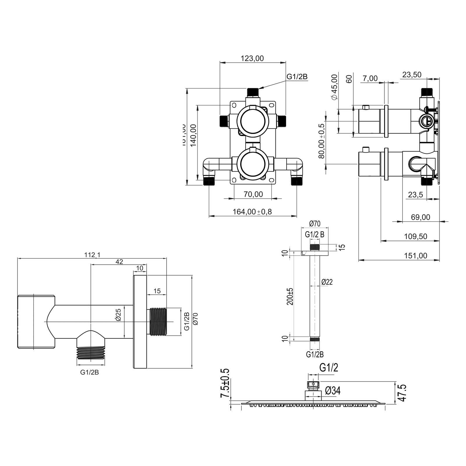 ScandTap Harmonized 2z Ce, Maßzeichnung