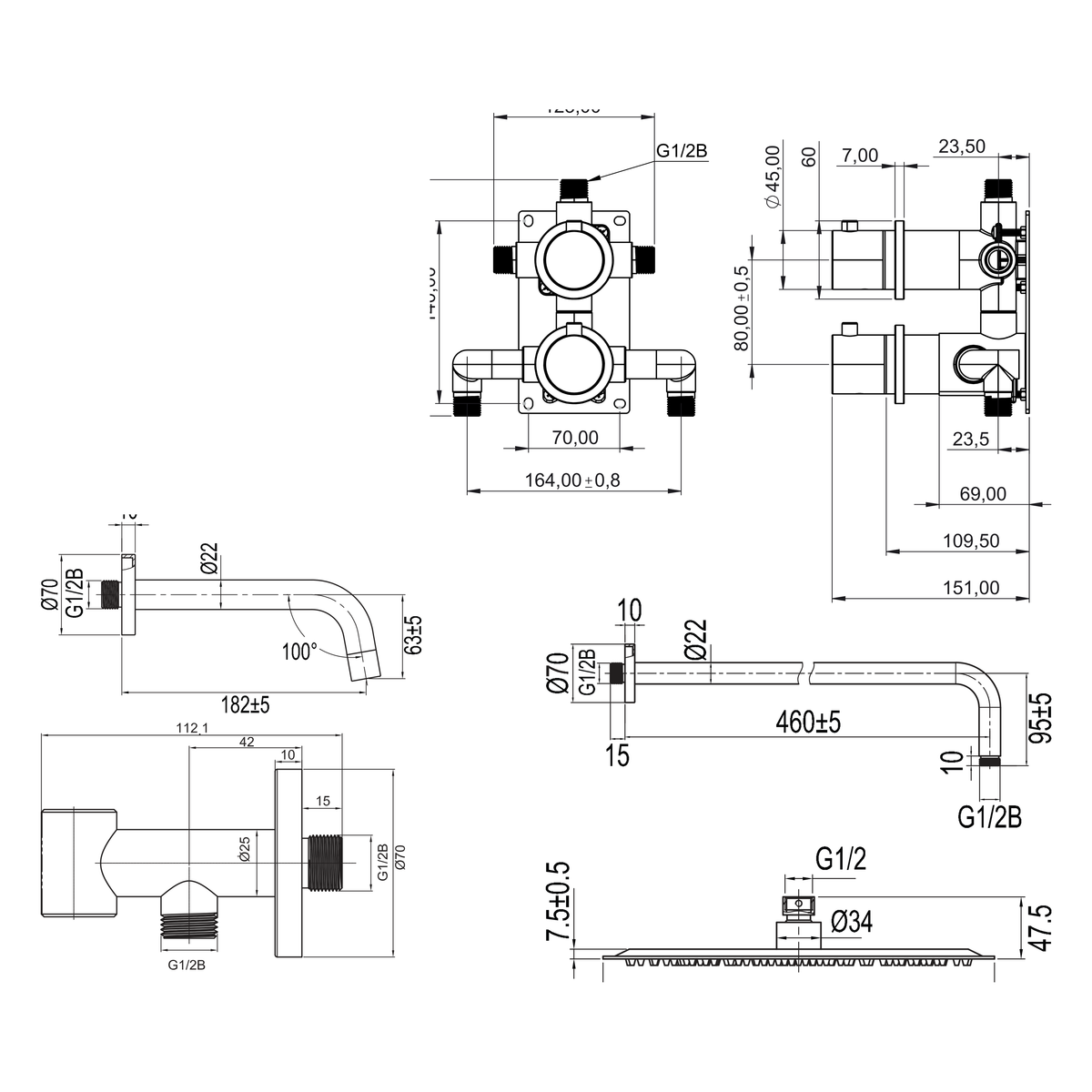 ScandTap Harmonized 3x Ce, Maßzeichnung