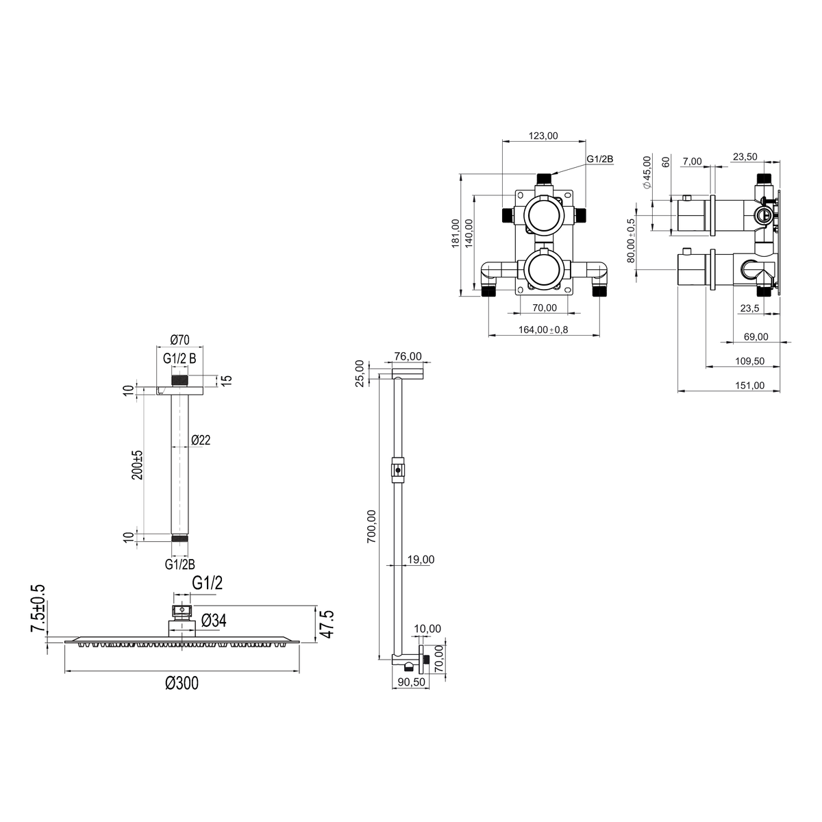 ScandTap Harmonized 5z Ce, Maßzeichnung