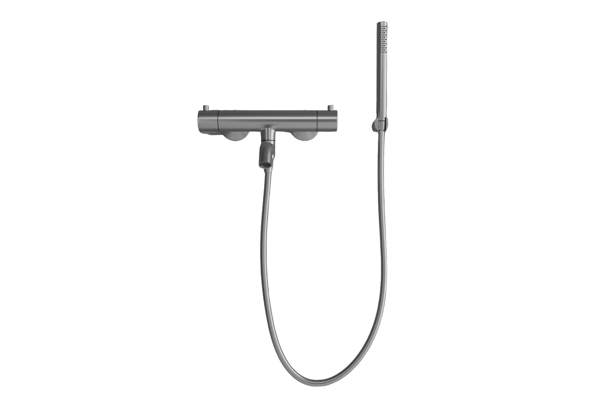 ScandTap Pleasure 4 Wannenthermostat Aufputz, Edelstahl gebürstet
