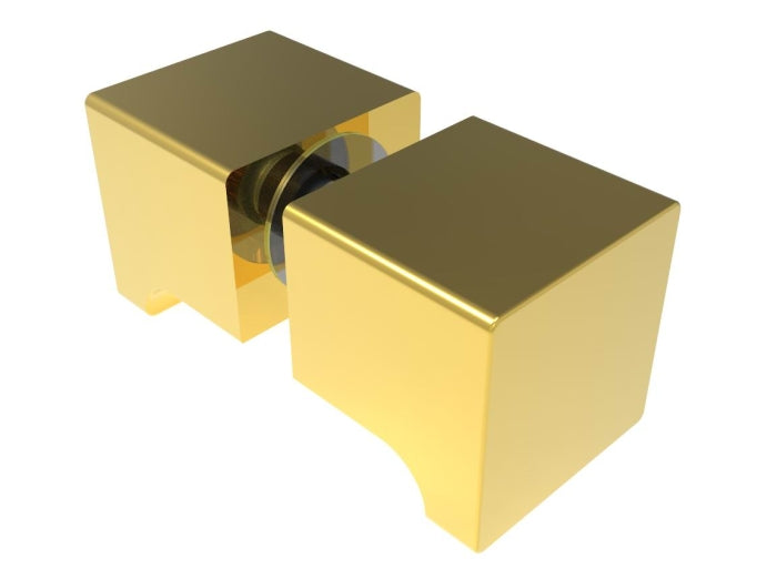 Duschtürgriff eckig, Art.Nr. SDK300, goldfarbig